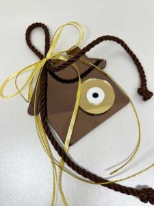 Γούρι σπίτι με plexi μάτια