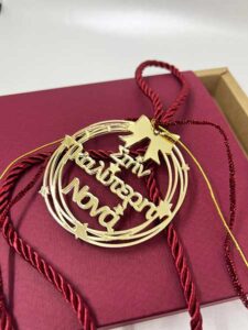 Γούρι plexiglass με κοπτικό ευχή