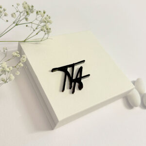 Μπομπονιέρα Κουτί με Μονογράμματα Plexiglass