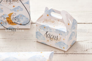 Μπομπονιέρα Βάπτισης Over the Moon