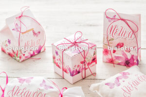 Μπομπονιέρα Βάπτισης Flowers