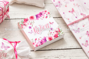 Μπομπονιέρα Βάπτισης Flowers