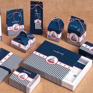 Μπομπονιέρα Βάπτισης Καράβι