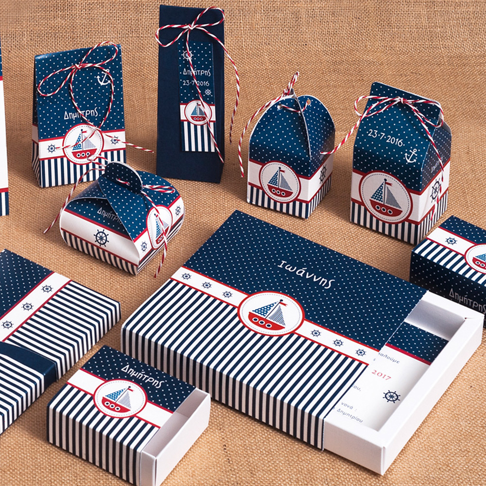 Μπομπονιέρα Βάπτισης Καράβι