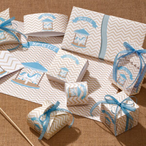 Μπομπονιέρα Βάπτισης Καρουζέλ Vintage