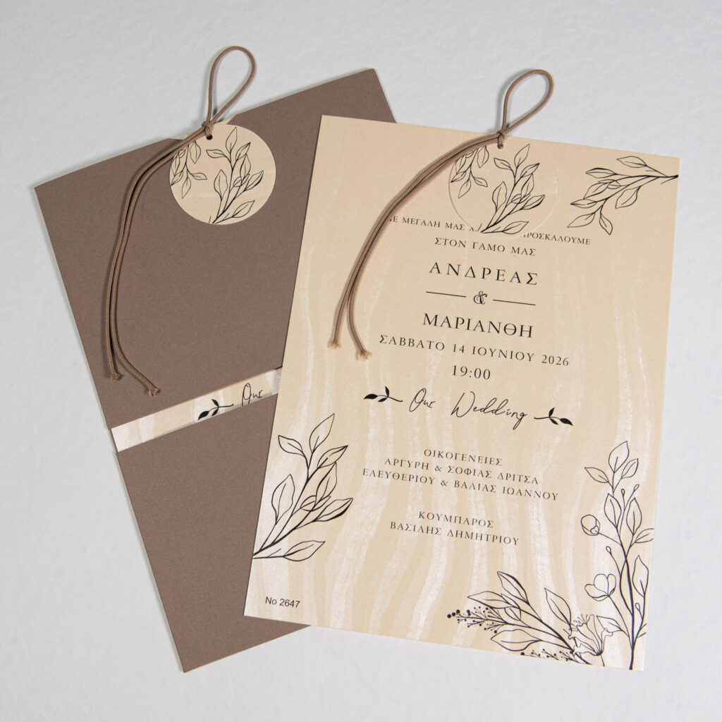 Προσκλητήριο Γάμου